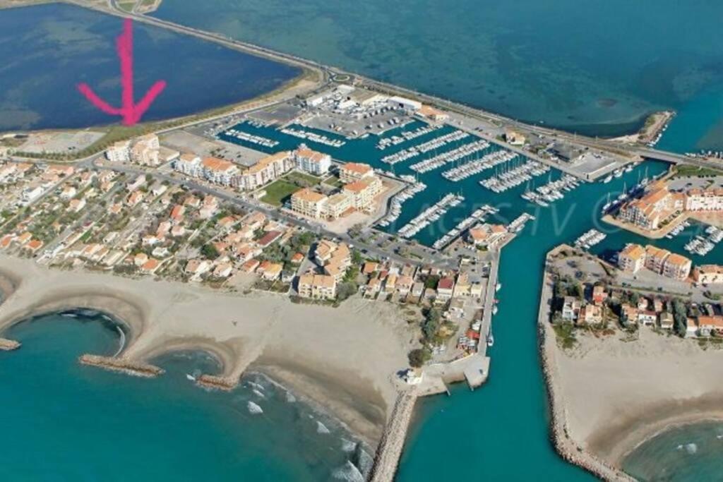 Le Nautica Plage T2 Climatise En Bord De Mer Frontignan Luaran gambar